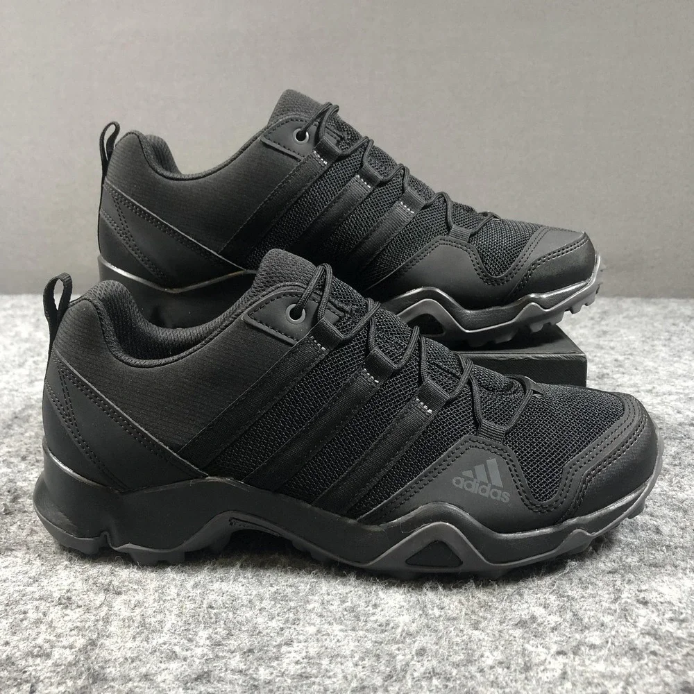 Adidas Terrex AX2S Shoes Mens Size 8.5 Black Mesh Trail Hiking Low Top Sneakers